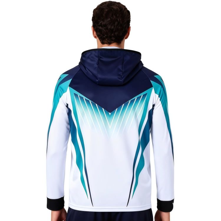 Picture of Men's 100% Polyester Sublimated Fishing Hooded Jacket