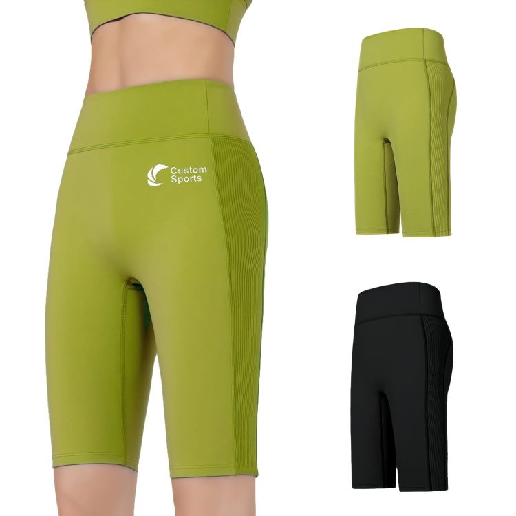 Picture of Women's High-Waisted Elastic Yoga 1/2 Leggings