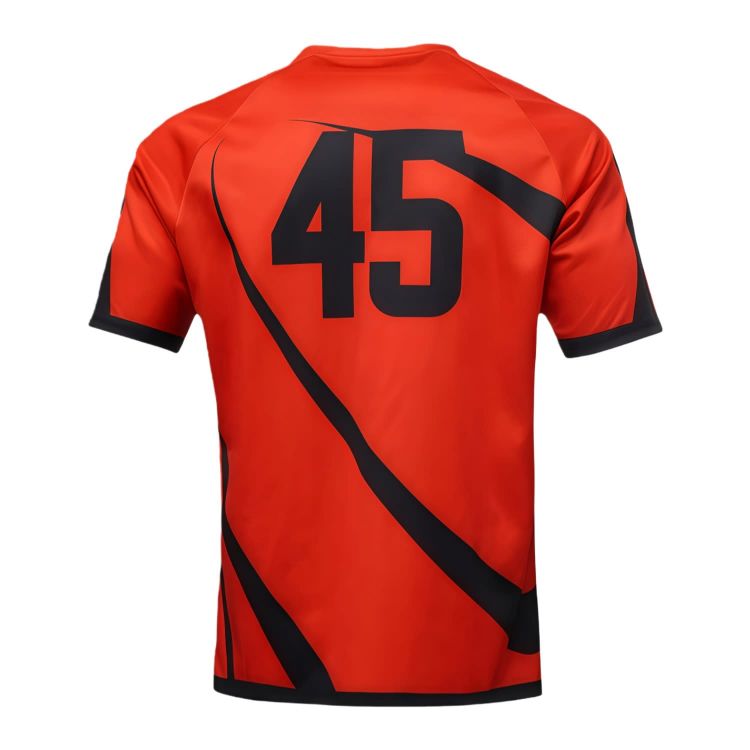 Picture of 100% Polyester Micro Mesh Sublimated Crew Neck Raglan Sport Tee Shirt