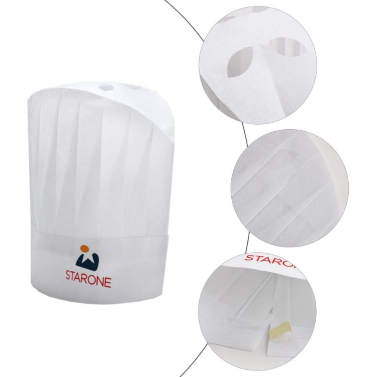Picture of Disposable Non-woven Chef Hat 29cm