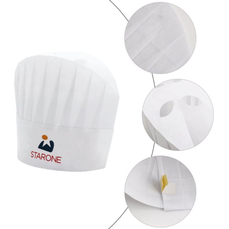 Picture of Disposable Non-woven Chef Hat 23cm