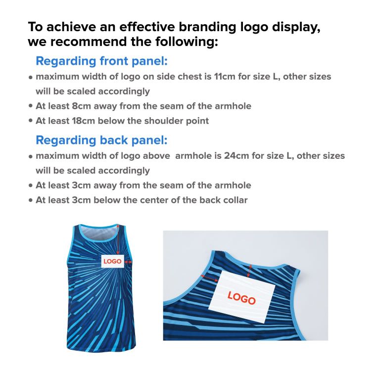 Picture of 100% Polyester Sublimated Sports Singlet