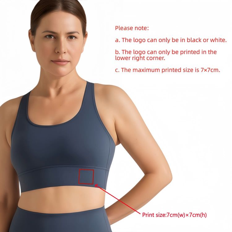 Picture of Women's Cross Back Yoga Crop Bra Tank