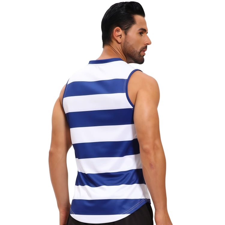 Picture of 100% Polyester Micro Mesh Sublimated Special V-Neck Singlet