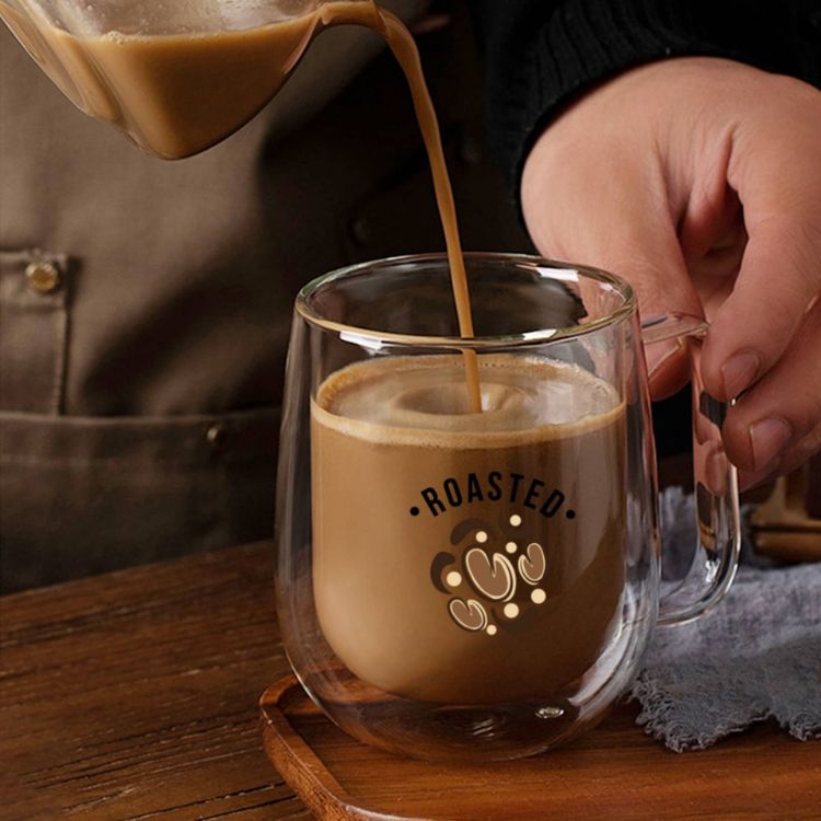 Picture of Barrel-Shaped Double Wall Mug