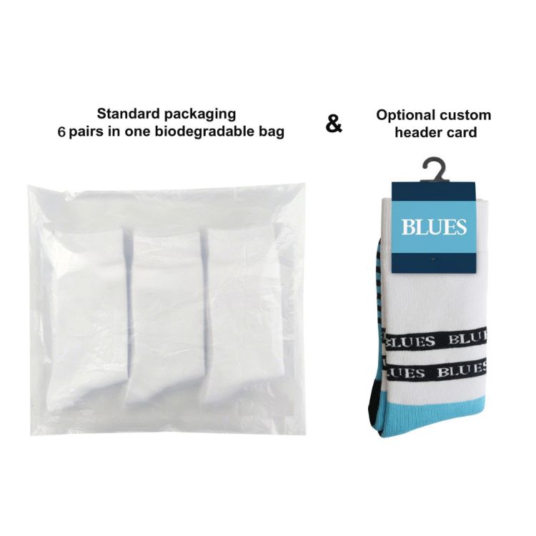 Picture of Crew Woven Bamboo Work Socks