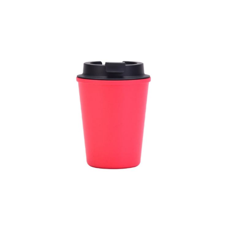 Picture of 350ML Double Wall Wheat Straw Water Cup with Lid