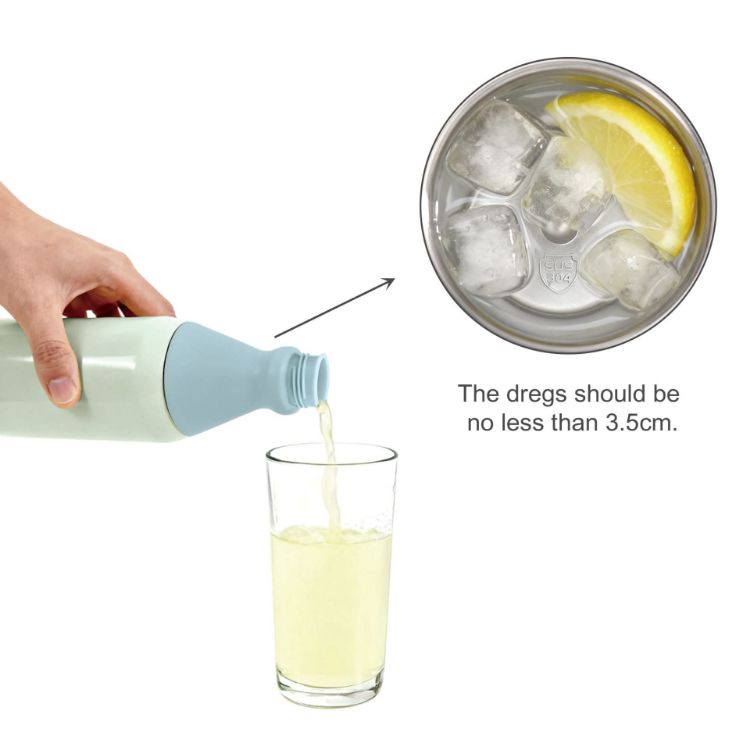 Picture of 500ML Stainless Steel 2 in 1 Double Wall Slim Bottle