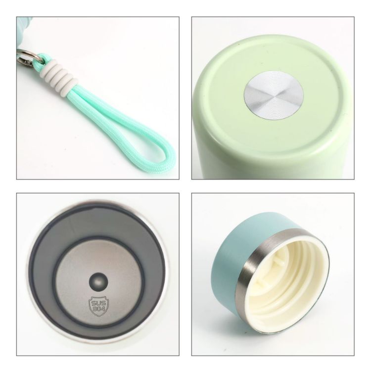 Picture of 500ML Stainless Steel 2 in 1 Double Wall Slim Bottle