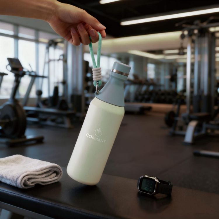 Picture of 500ML Stainless Steel 2 in 1 Double Wall Slim Bottle