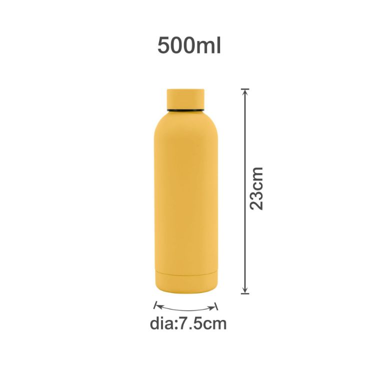 Picture of 500ML Rubber Coated Double Wall Drink Bottle