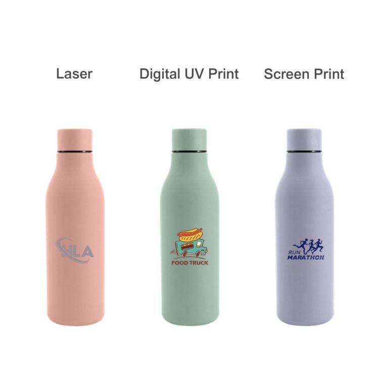 Picture of 550ML Thermal Rubber Coated Drink Bottle