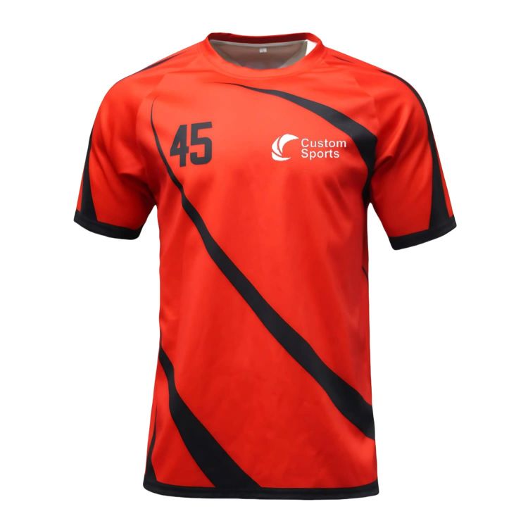 Picture of 100% Polyester Micro Mesh Sublimated Crew Neck Raglan Sport Tee Shirt