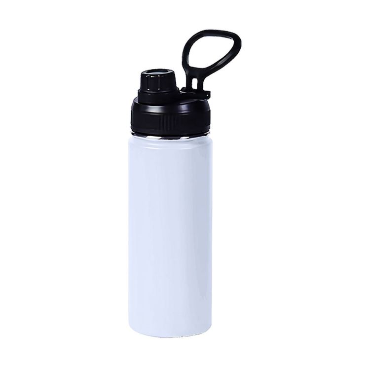 Picture of 450ML Stainless Steel Double Wall Vacuum Drink Bottle with Carry Handle