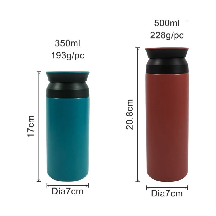 Picture of 350ML/500ML Double Wall Stainless Steel Drink Bottle