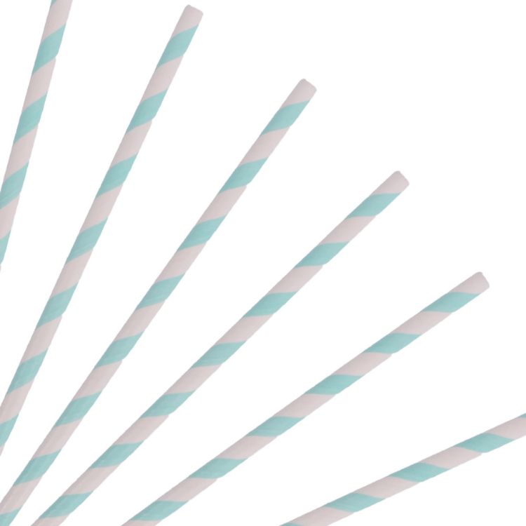 Picture of Disposable 3-ply Straight Drinking Paper Straw