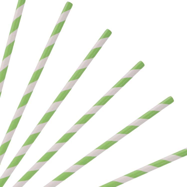 Picture of Disposable 3-ply Straight Drinking Paper Straw
