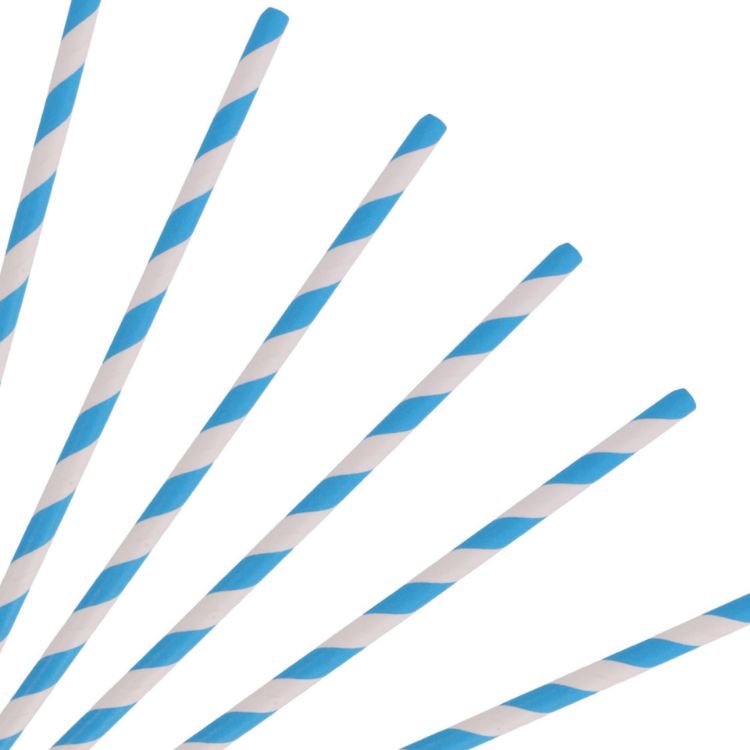 Picture of Disposable 3-ply Straight Drinking Paper Straw