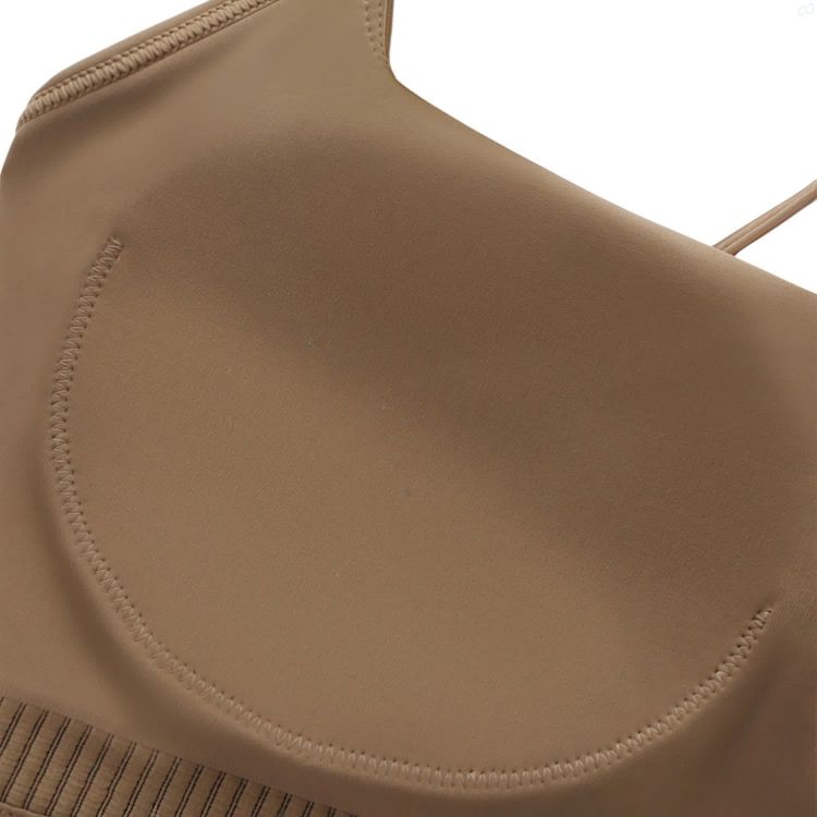 Picture of Women's Seamless Thin-Strap U-Back Yoga Crop Bra Tank