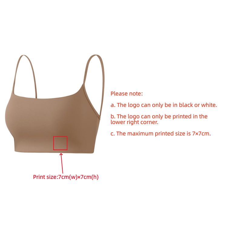 Picture of Women's Seamless Thin-Strap U-Back Yoga Crop Bra Tank