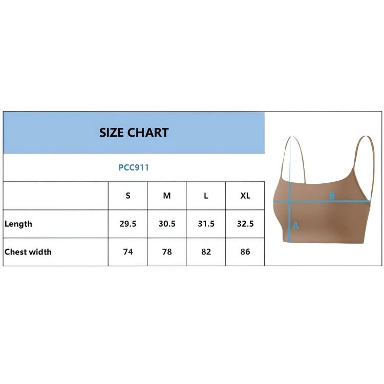 Picture of Women's Seamless Thin-Strap U-Back Yoga Crop Bra Tank