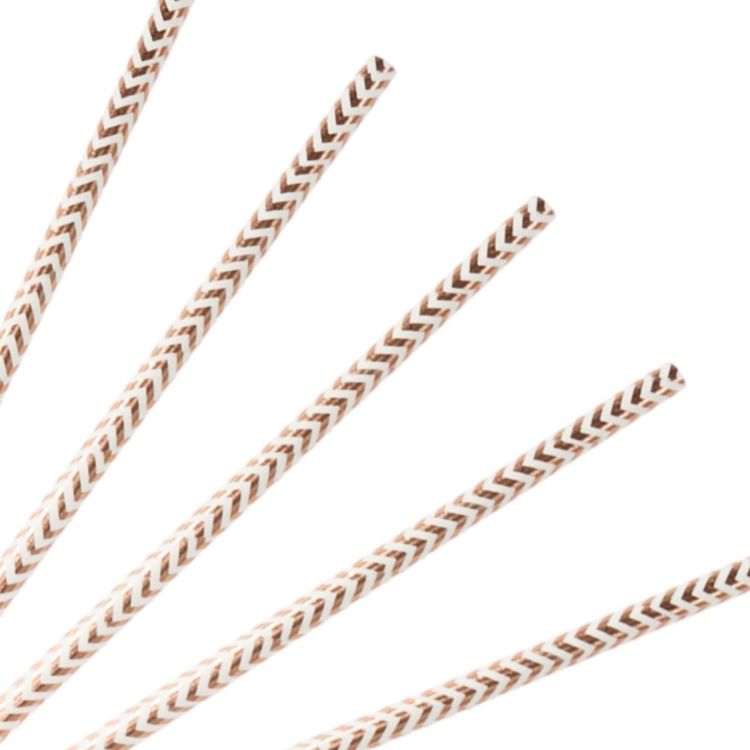 Picture of Custom Disposable 3-ply Straight Drinking Paper Straw