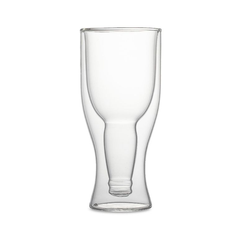 Picture of Beer Bottle Double Wall Glass
