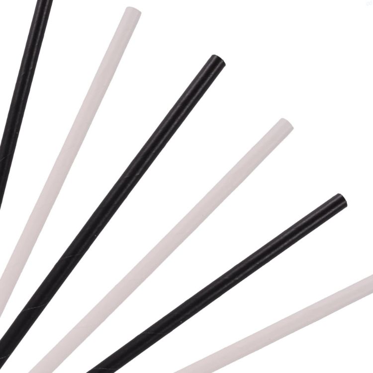 Picture of Custom Disposable 4-ply Straight Drinking Paper Straw