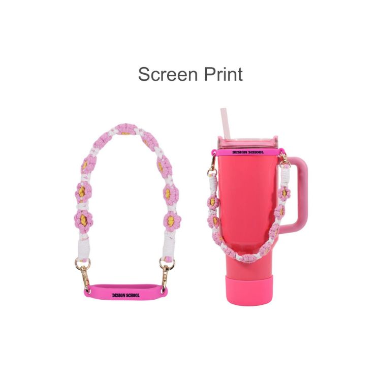 Picture of Woven Flower Tumbler Strap