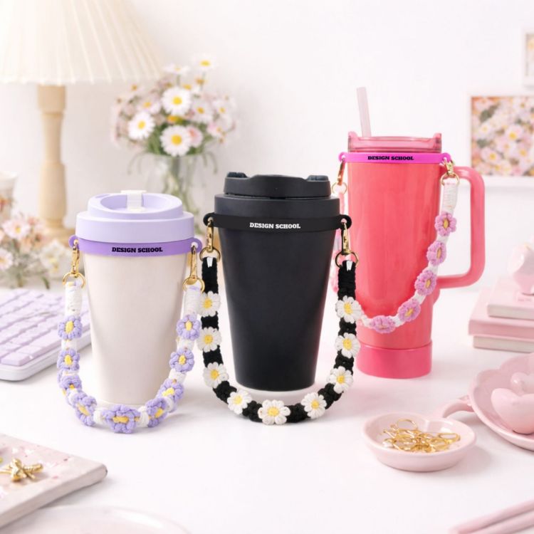 Picture of Woven Flower Tumbler Strap