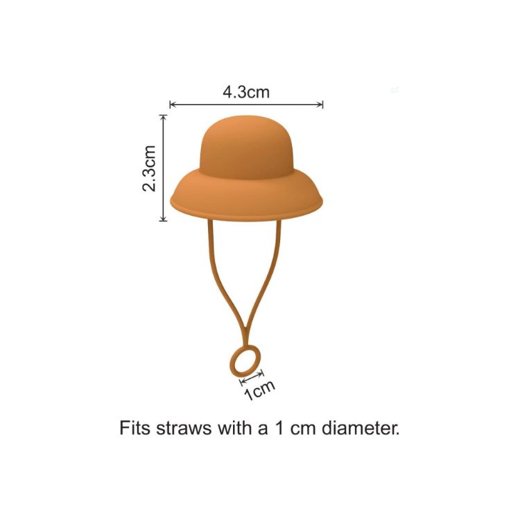 Picture of Bucket Hat Silicone Straw Cover