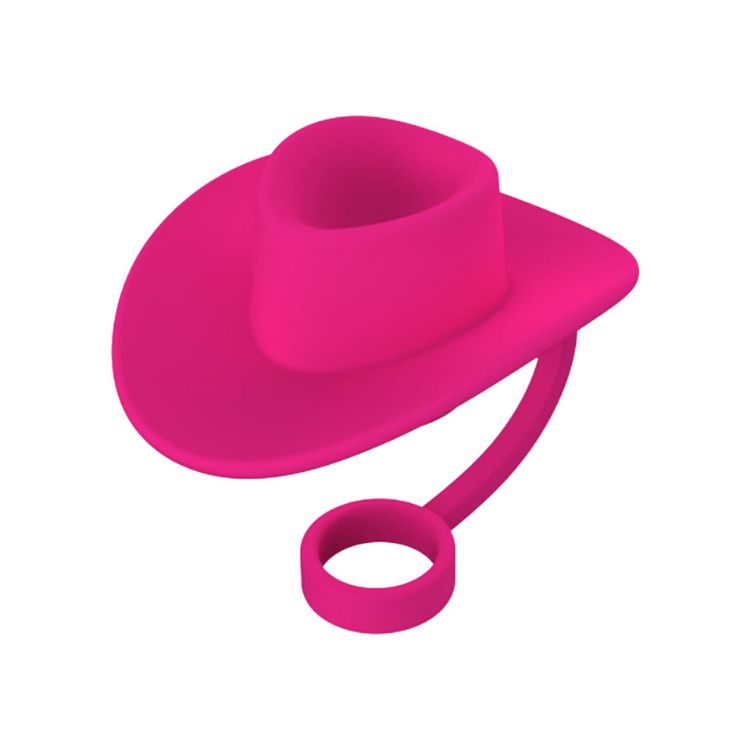 Picture of Cowboy Hat Silicone Straw Cover
