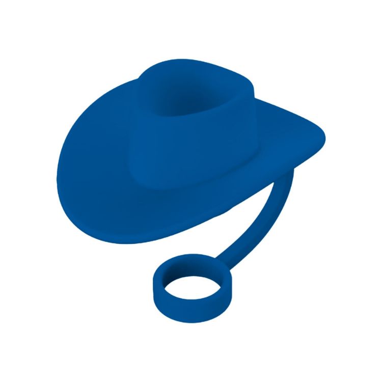 Picture of Cowboy Hat Silicone Straw Cover