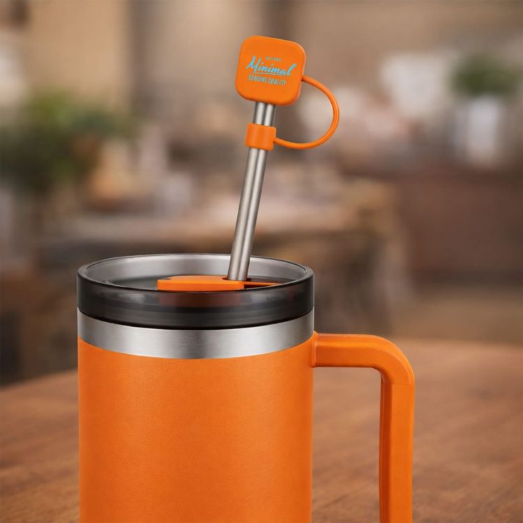 Picture of Square Silicone Straw Cover
