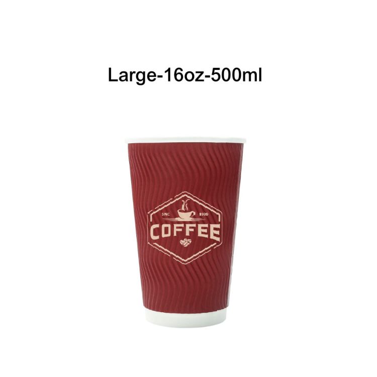 Picture of Custom Disposable Corrugated Double Wall Paper Cups