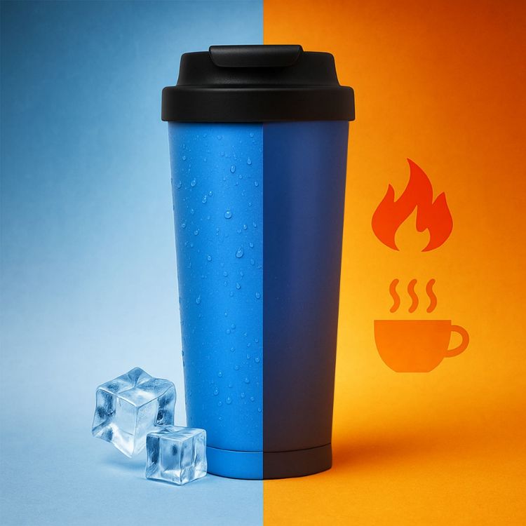 Picture of 400ML RCS Recycled Stainless Steel Vacuum Tumbler