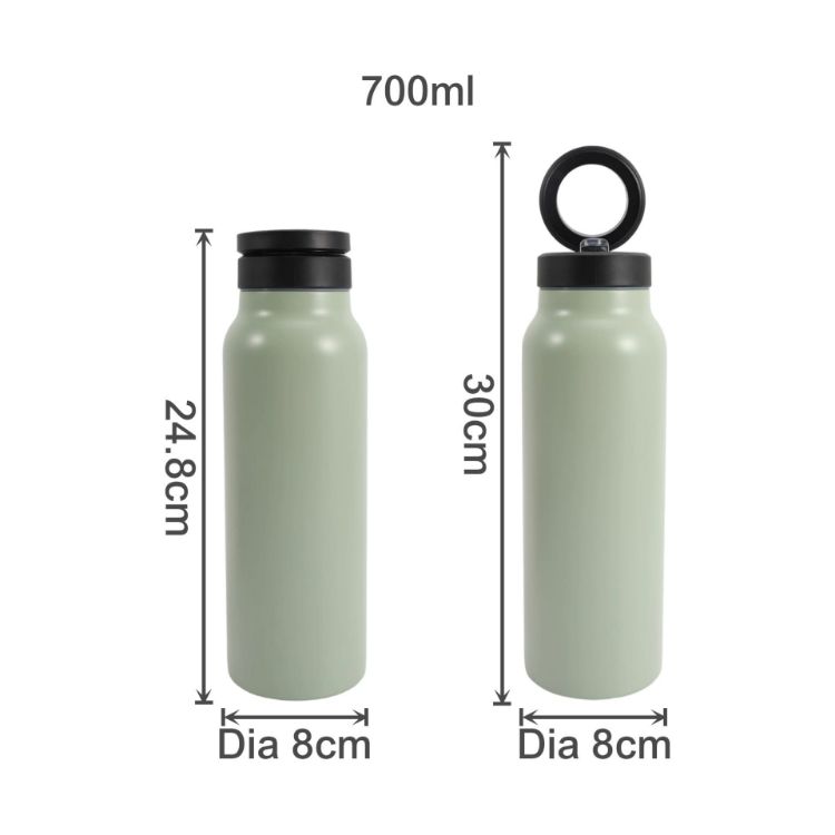 Picture of 700ML Stainless Steel Vacuum Thermal Bottle with Magnetic Phone Holder