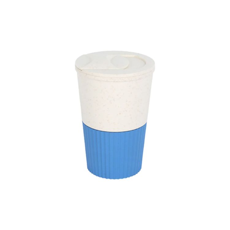 Picture of 380ML Wheat Straw Water Cup with Lid