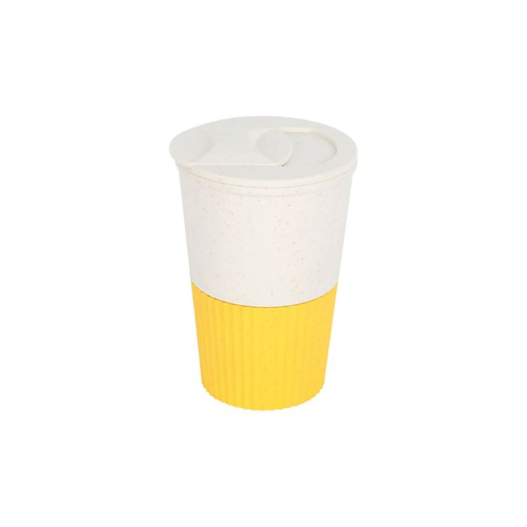 Picture of 380ML Wheat Straw Water Cup with Lid