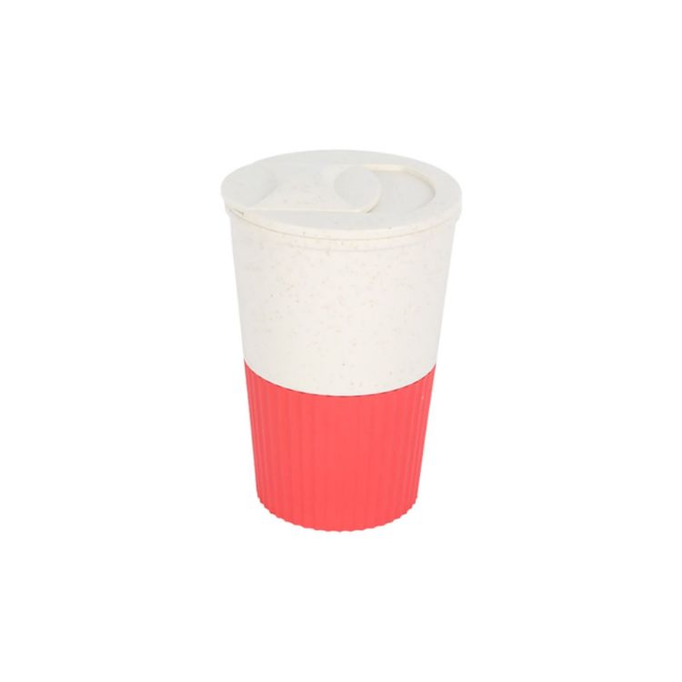 Picture of 380ML Wheat Straw Water Cup with Lid
