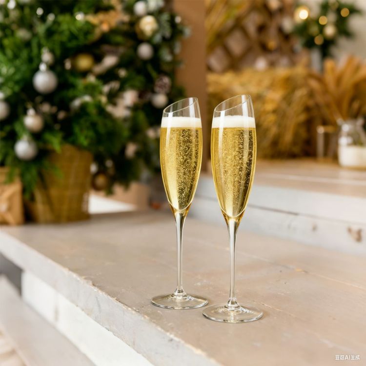 Picture of Slanted Champagne Glass