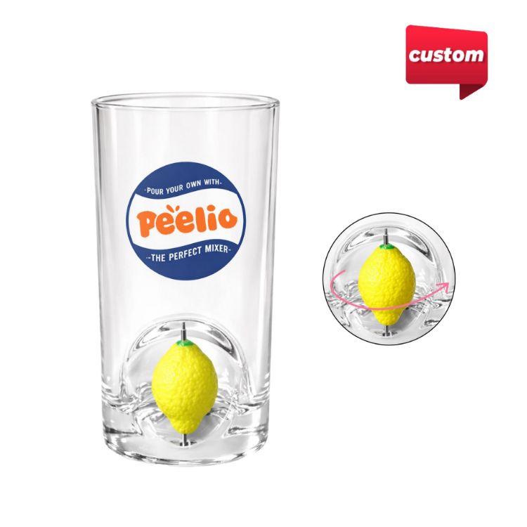 Picture of Glass Cup with Custom Spinner Toy