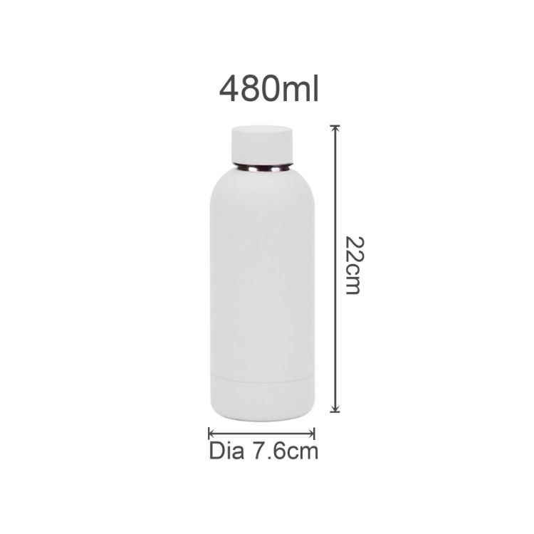 Picture of 480ML RCS Recycled Stainless Steel Insulated Water Bottle