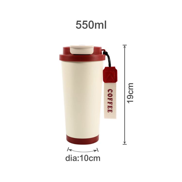 Picture of 550ML Double Wall Stainless Steel Coffee Mug