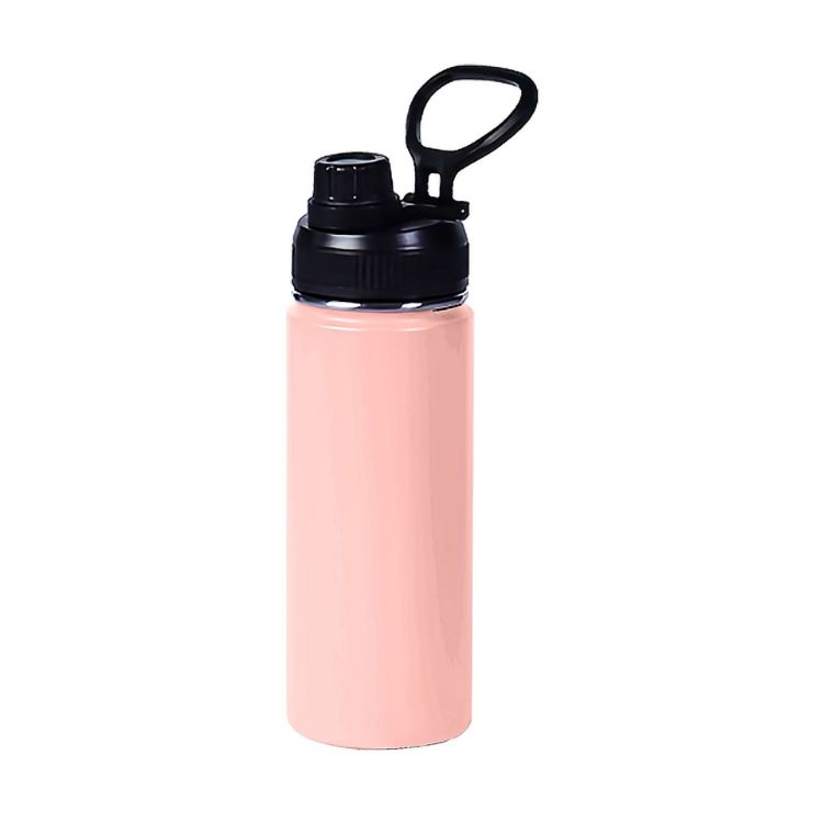 Picture of 450ML Stainless Steel Double Wall Vacuum Drink Bottle with Carry Handle