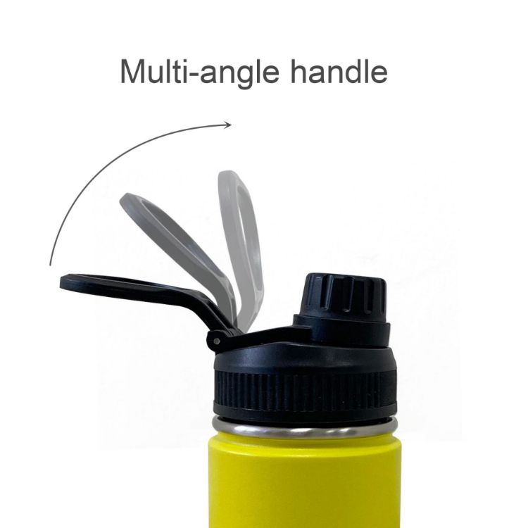 Picture of 450ML Stainless Steel Double Wall Vacuum Drink Bottle with Carry Handle