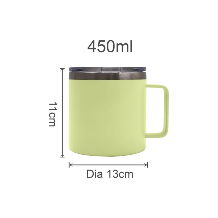 Picture of 450ML RCS Recycled Stainless Steel Office Coffee Cup