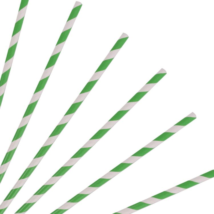 Picture of Disposable 3-ply Straight Drinking Paper Straw