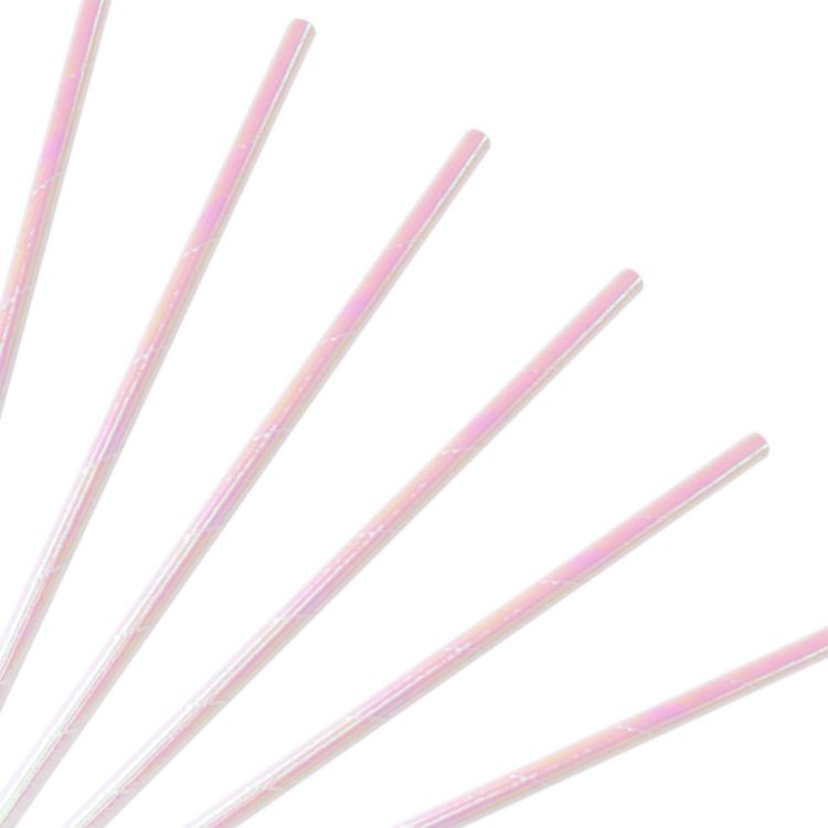 Picture of Custom Disposable 3-ply Straight Drinking Paper Straw