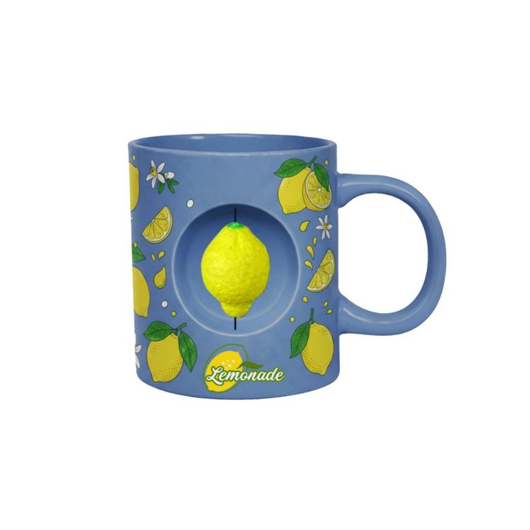 Picture of Ceramic Coffee Mug with Custom Spinner Toy